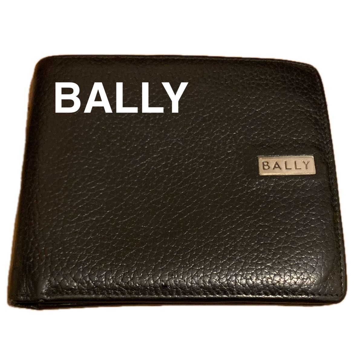 BALLY バリー　二つ折り　財布　ウォレット　本革　レザー　ブラック