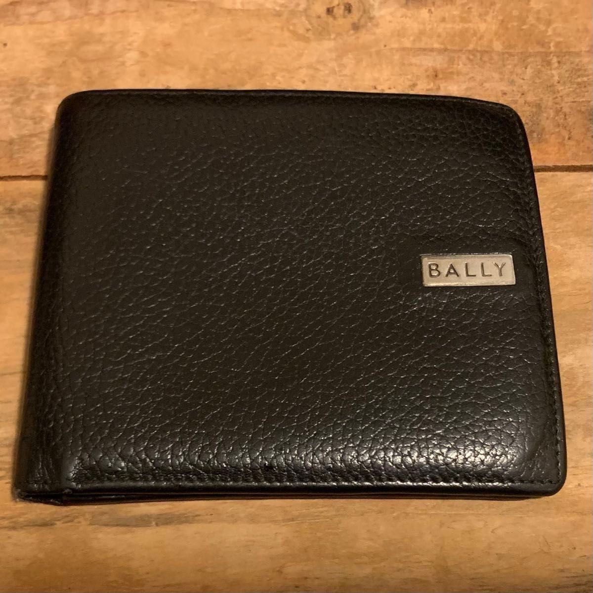 BALLY バリー　二つ折り　財布　ウォレット　本革　レザー　ブラック