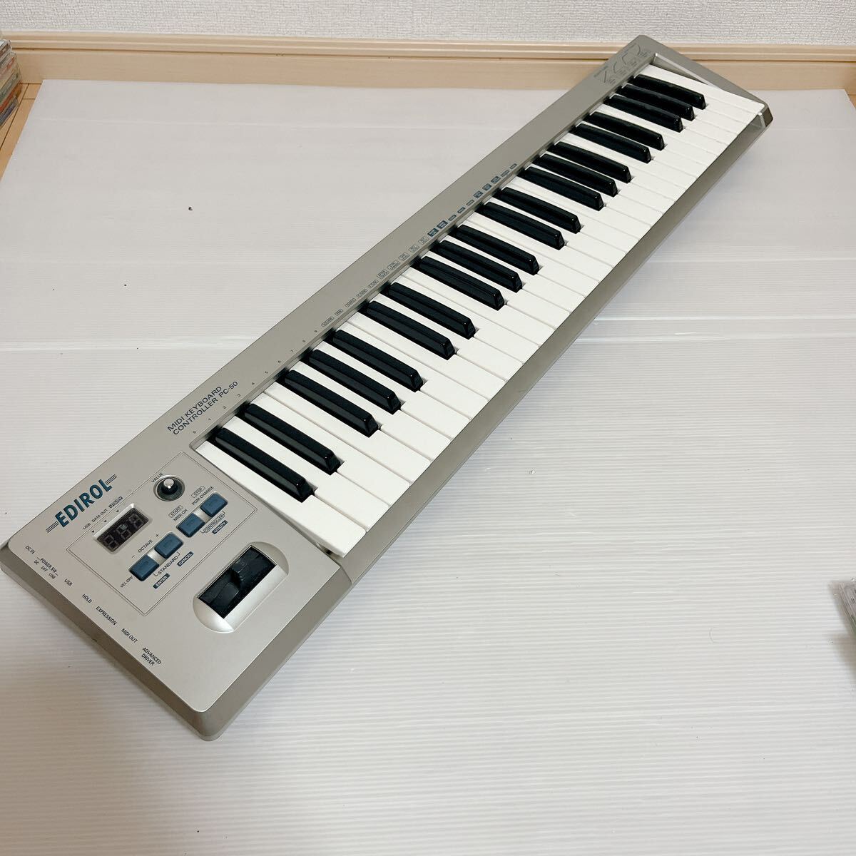 動作未確認 EDIROL PC-50 MIDIキーボード コントローラー 49鍵盤 DTM Roland ローランドの画像1