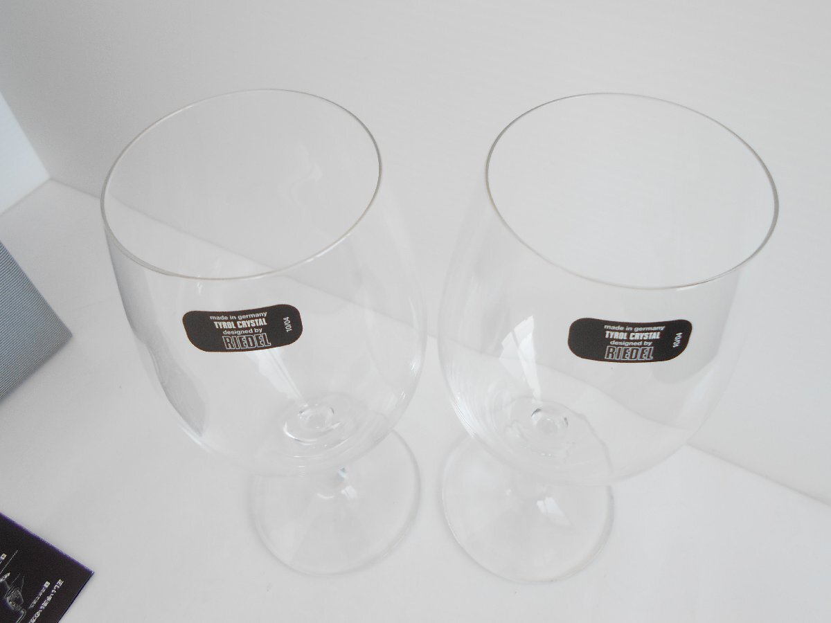 ●未使用 RIEDEL リーデル ワイングラス 2客セット since 1756 箱付き の画像5