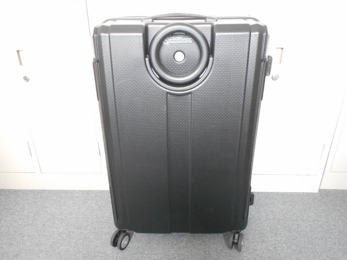 ●LEGEND WALKER 6029 レジェンドウォーカー 黒 キャリーケース スーツケース 80L 容量拡張ファスナー 360°キャリーバー Lサイズ_画像2