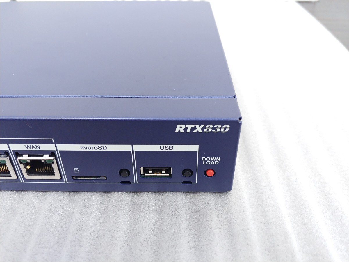 YAMAHA RTX830 ギガアクセス VPN ルーター ヤマハ 動作品 の画像2