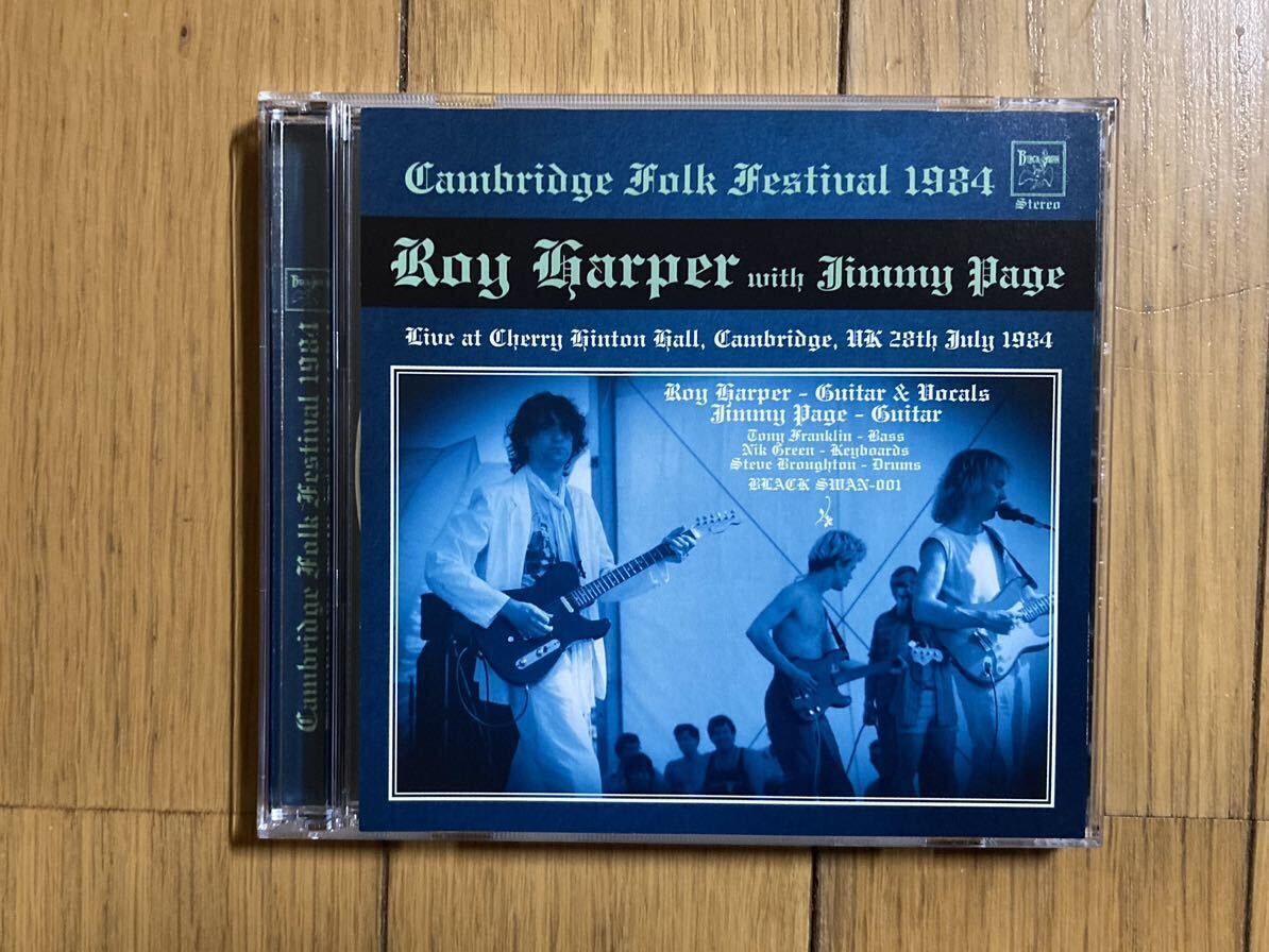 【 処分】RAY HARPER with JIMMY PAGE レイハーパー with ジミーペイジ / CAMBRIDG FOLK FESTIVAL 1984 2CD ＋ロバートプラント CROPREDY の画像1