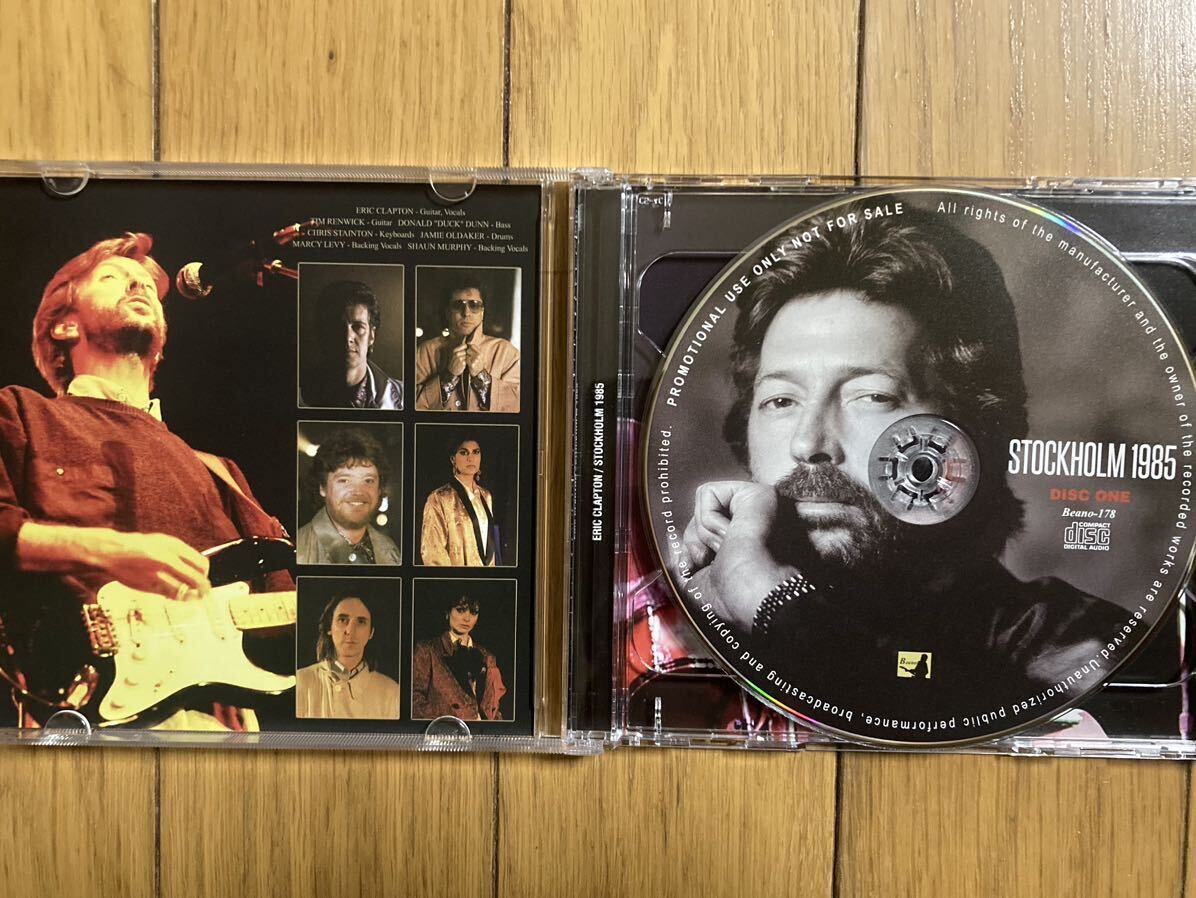 【 処分 】ERIC CLAPTON エリッククラプトン / STOCKHOLM 1985 2CD_画像2