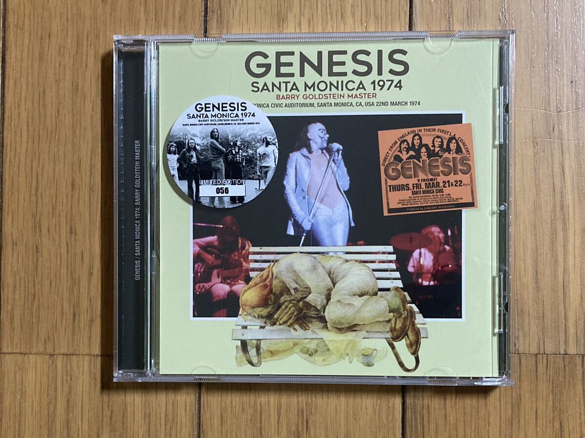 GENESIS ジェネシス / SANTA MONICA 1974 ( BARRY GOLDSTEIN MASTER )の画像1