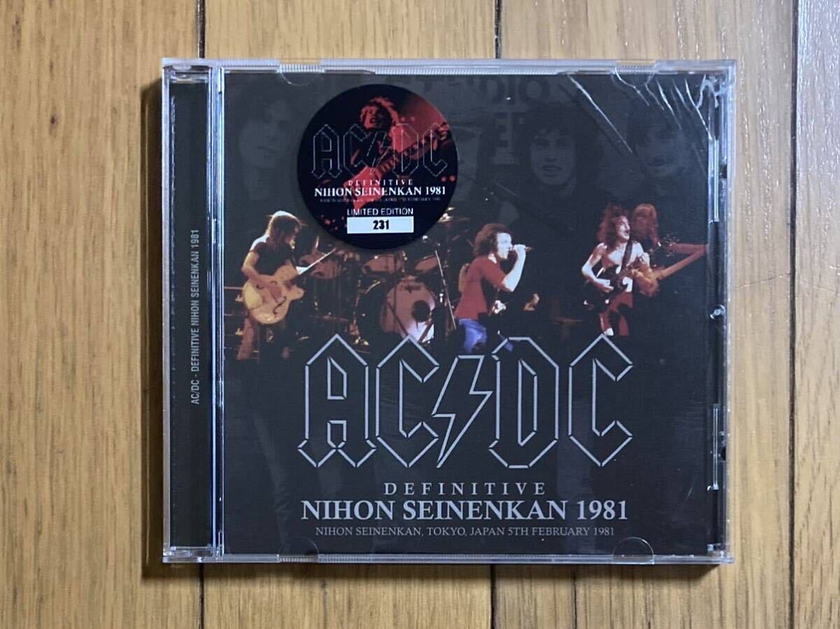 【 処分 】AC / DC DEFINITIVE NIHON SEINENKAN 1981 TOKYO ＋DVD ELECTRIC ATTACK TOKYO_画像1