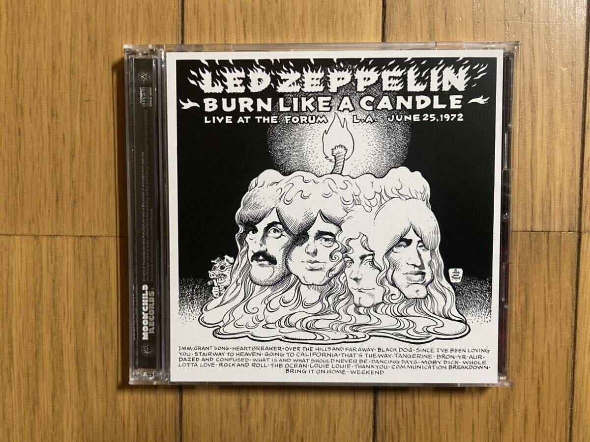 【 処分 】LED ZEPPELIN レッドツェッペリン / BURN LIKE A CANDLE 1972 3CDの画像1