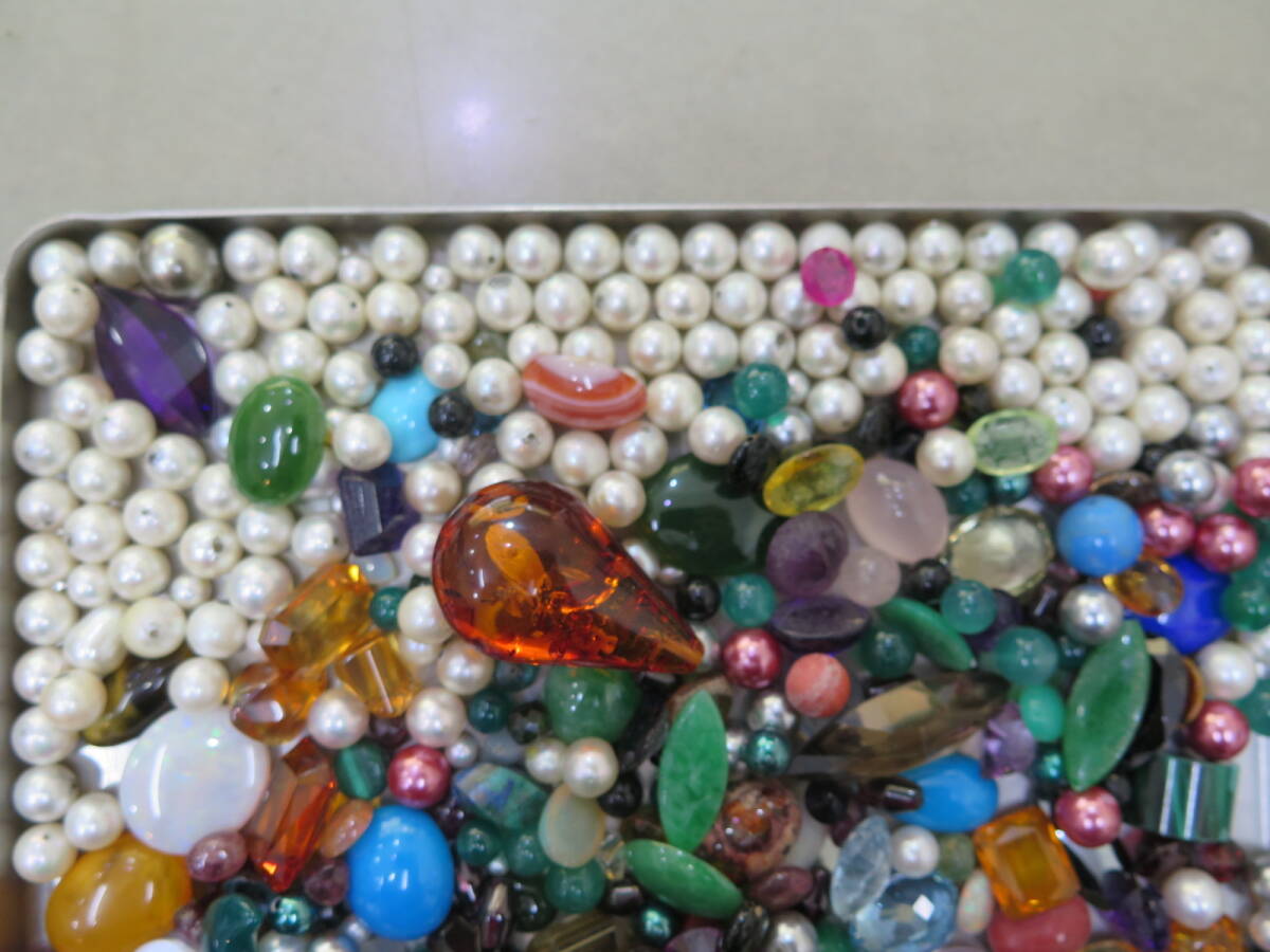 色石、宝石、真珠などいろいろまとめて300ｇ_画像8