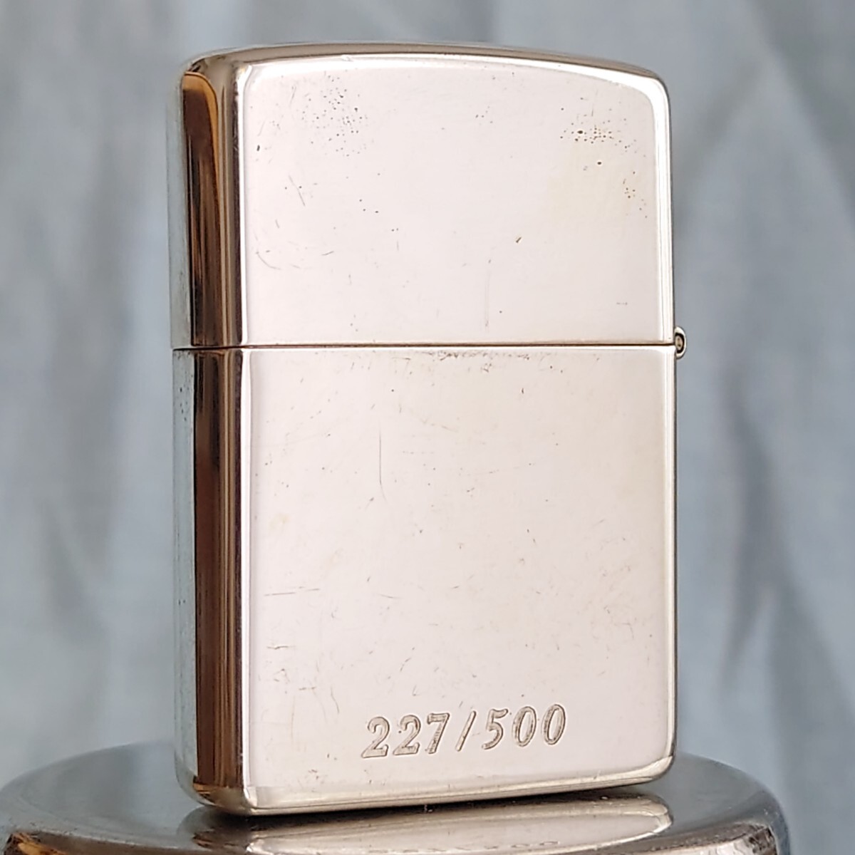 1111円～ ZIPPO 未使用 スターリングシルバー アメリカンイーグル LIMITED EDITION №227 1994年製 超希少モデルSTIRLING SILVER ジッポー_画像3