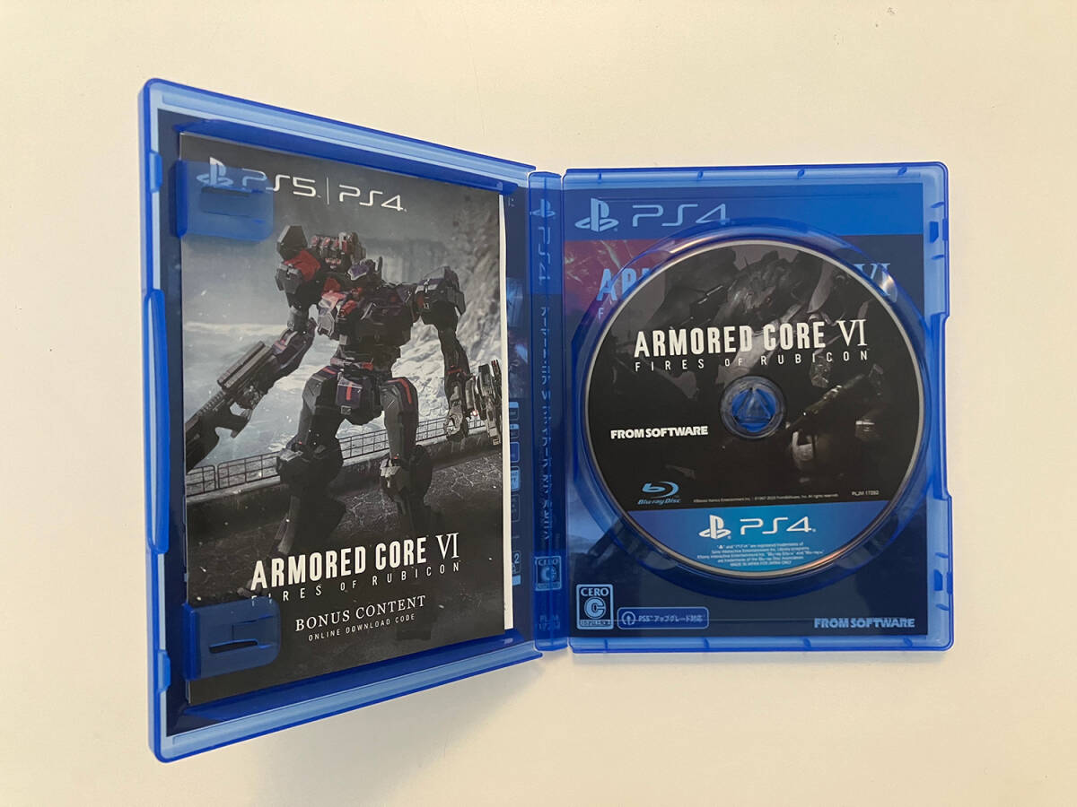  used PS4 Armored Core 6 ARMORED CORE VI FIRES OF RUBICON PlayStation 4f rom f rom software 