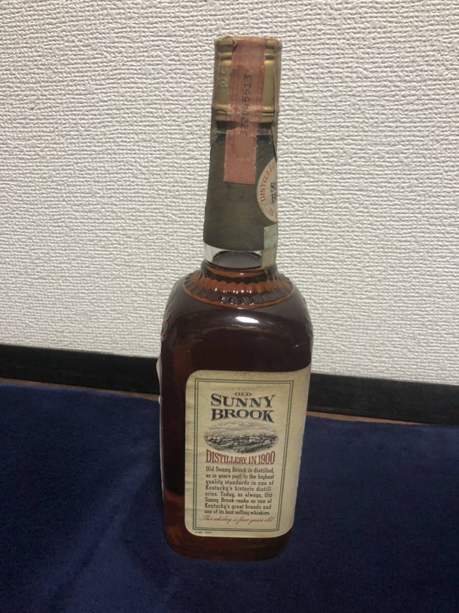 OLD SUNNY BROOK オールド サニー ブルック ケンタッキー ストレート バーボン ウイスキー 特級 未開封 古酒 760ml 43% _画像6