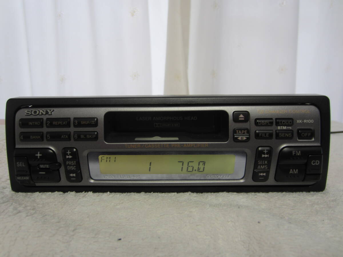 *SONY*1DIN tuner | cassette pre-amplifier * head light unit *XK-R100*EZ commander attaching *