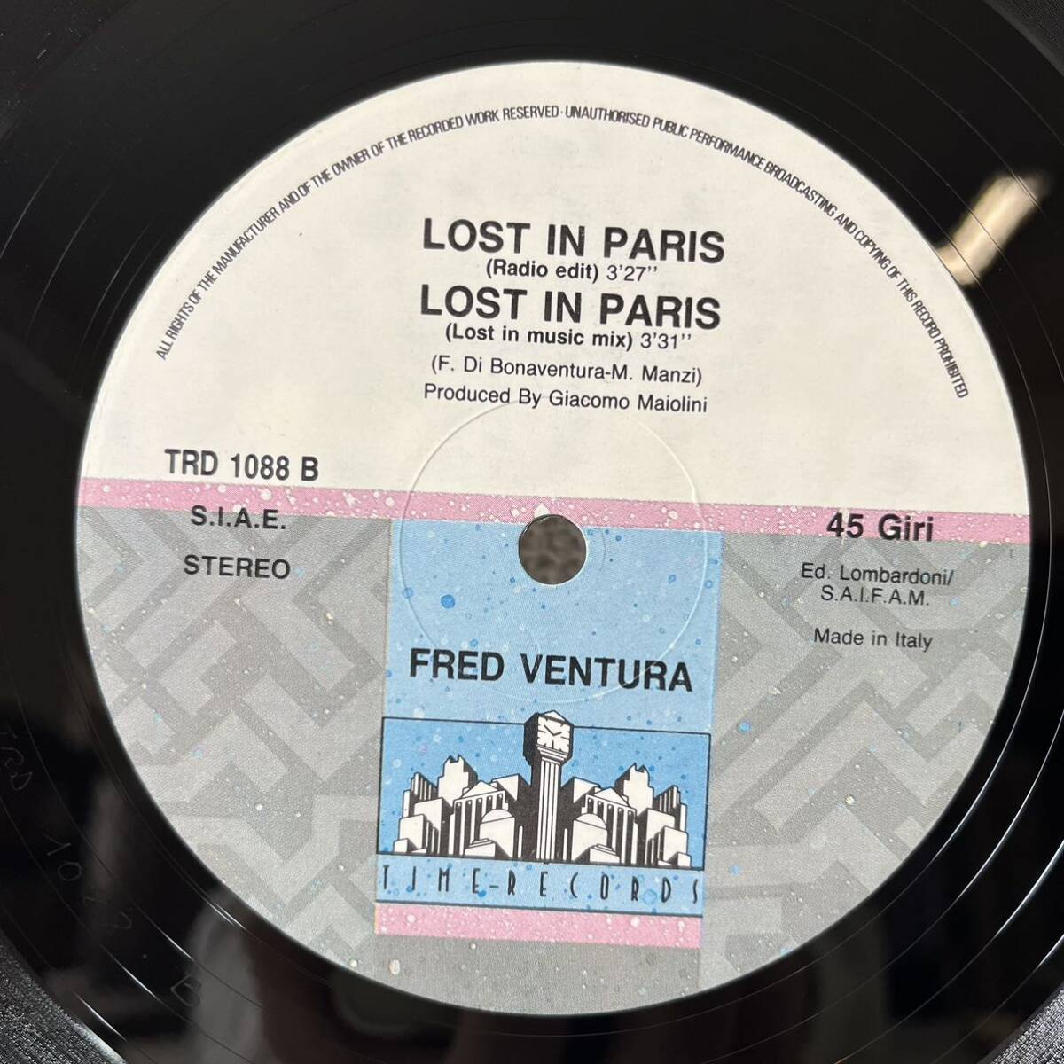 LP / Fred Ventura / Lost In Paris / TRD-1088 の画像4