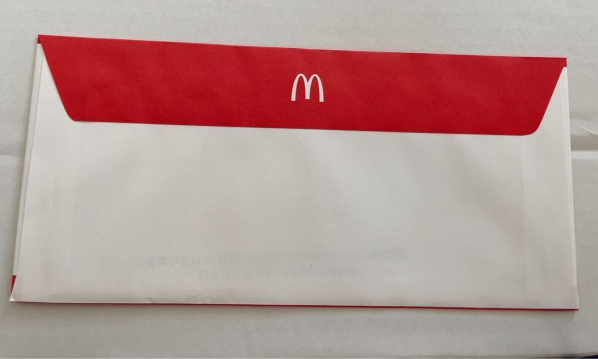  McDonald's акционер пригласительный билет 1 шт. 2024/9 до нераспечатанный 