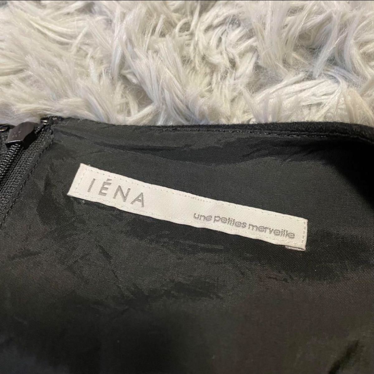 IENA イエナ　ウール　ノースリーブワンピース　ジャンパースカート　 ドレス ブラック 黒　フォーマル　日本製