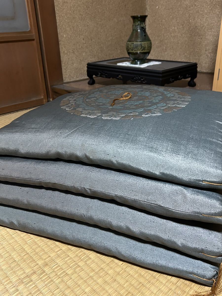 座布団 4枚セット 座布団 約58x60cm 法事 茶道 仏間 来客座布団 座布団 4枚セット 座布団 約58x60cm 法事 茶道 仏間 来客座布団