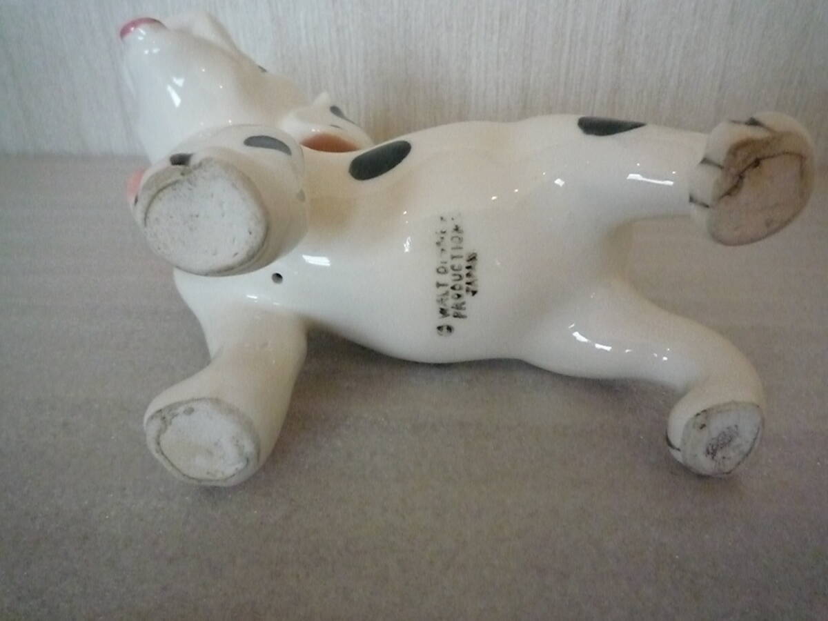  Disney 101 Dalmatians ceramics ornament 4 body set figure 