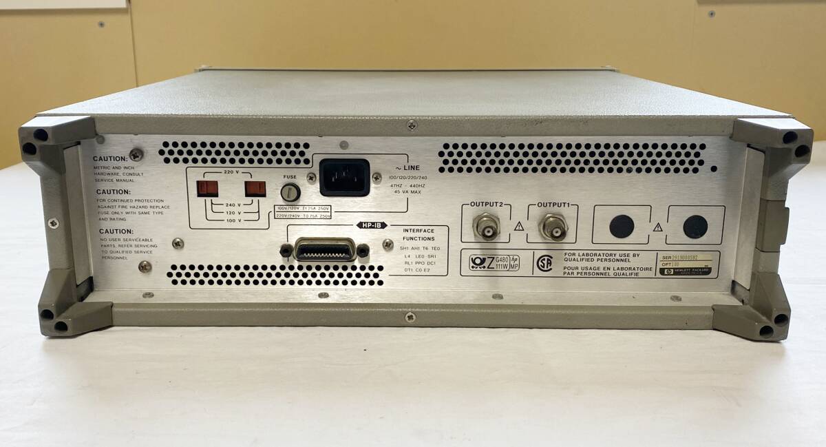 【ジャンク】HP 8508A ベクトル電圧計の画像6
