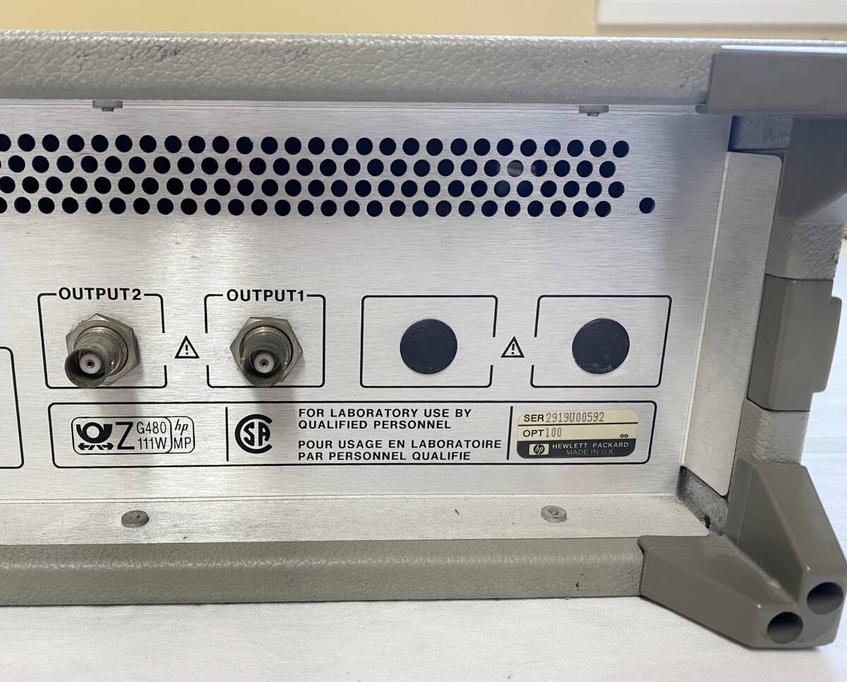 【ジャンク】HP 8508A ベクトル電圧計の画像7