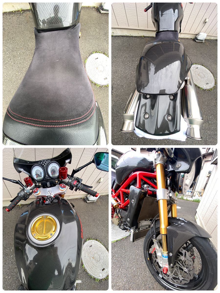 DUCATI /ドゥカティ/MS4R/モンスターS4R フルカスタム/ 996cc水冷エンジン/極上車両/フルカーボン/カスタム600万以上/車検あり/売り切りの画像3