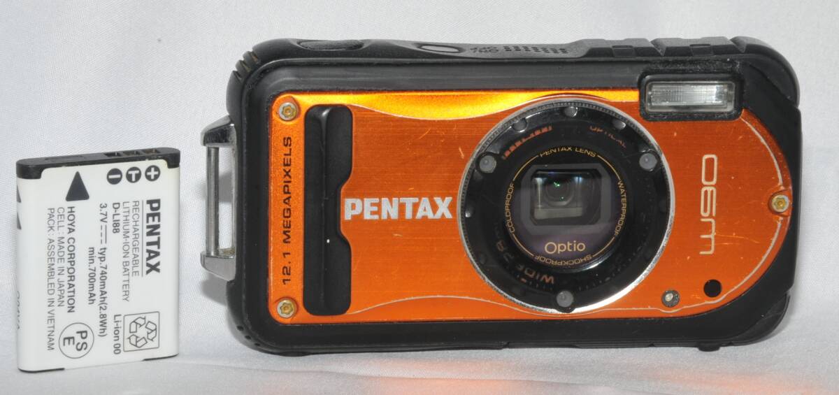 PENTAX ペンタックス Optio W90 キズ、汚れありの画像1