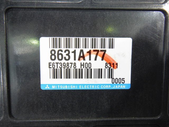 【検査済】 H20年 パジェロ ミニ ABA-H58A エンジンコンピューター 4A30T 8631A177 [ZNo:06004018] 9962_画像3