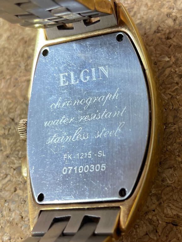 ●時計ジャンク● ELGIN クォーツ 必ず説明文お読み下さい　310_画像2