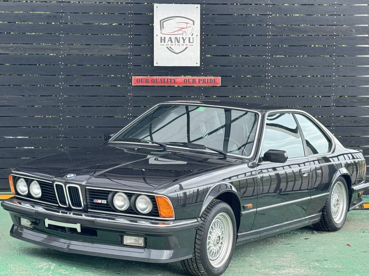 1987年 初度登録 M6アイディング 5MT 書類有り 2ドア クーペ E24 左ハンドル 356Eの画像1