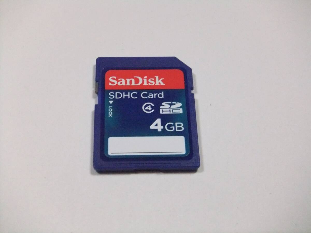 SDHCカード 4GB CLASS4 フォーマット済み SanDisk_画像1