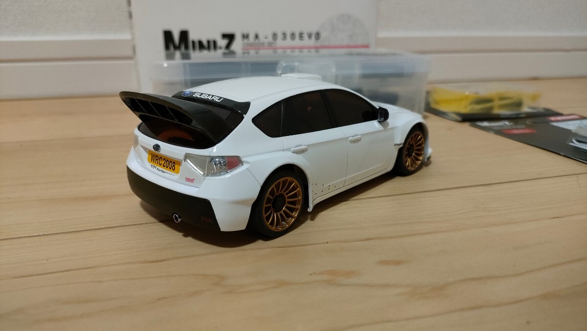 京商 ミニッツAWD MA-030EVO シャシーセット インプレッサ WRC 2008 ボディの画像2