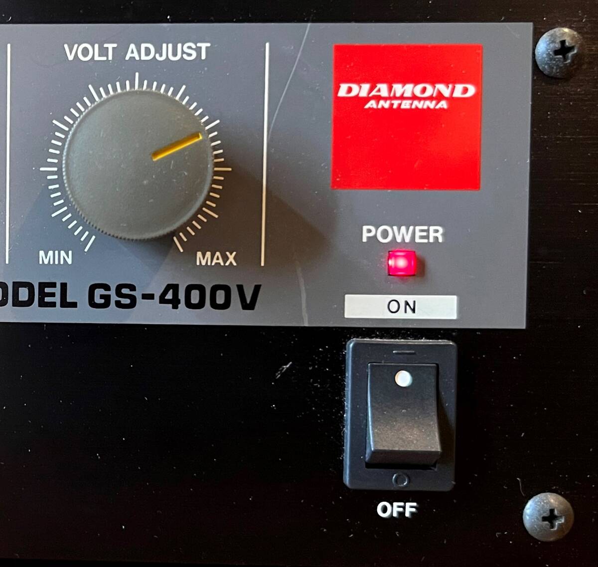 ★ DIAMOND 直流安定化電源 4A/DC POWER SUPPLY MODEL GS-400V 中古動作品 ★の画像8