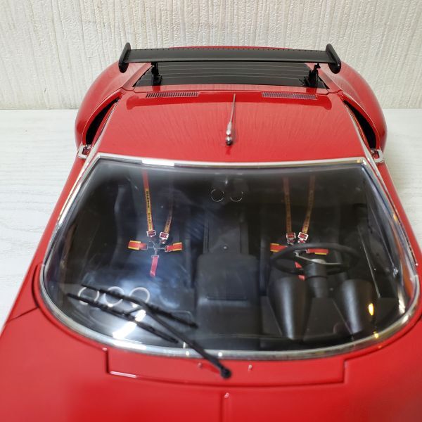 ●DE47【送100】1円～ Kyosho 京商 1/12 Lamborghini ランボルギーニ JOTA イオタ レッド 破損あり ミニカーの画像3