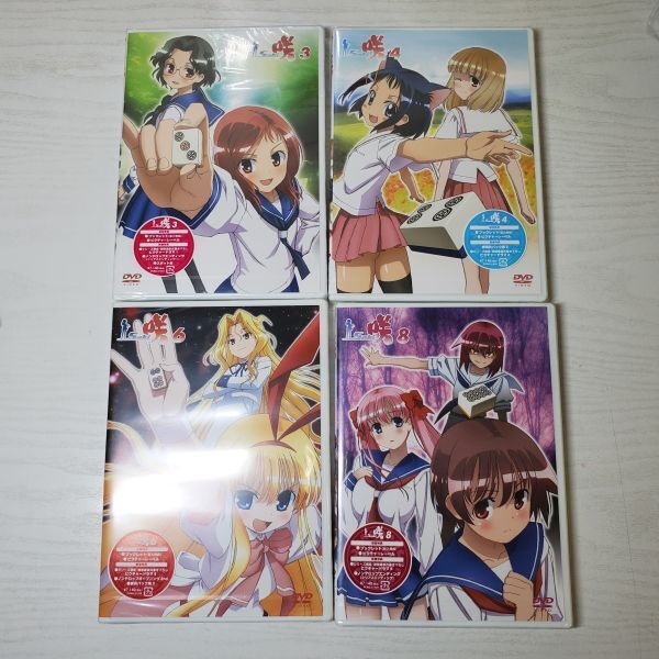●HJ32【送80】1円～ 未開封多数含 初回限定版含 咲 Saki DVD 全9巻 セットの画像3