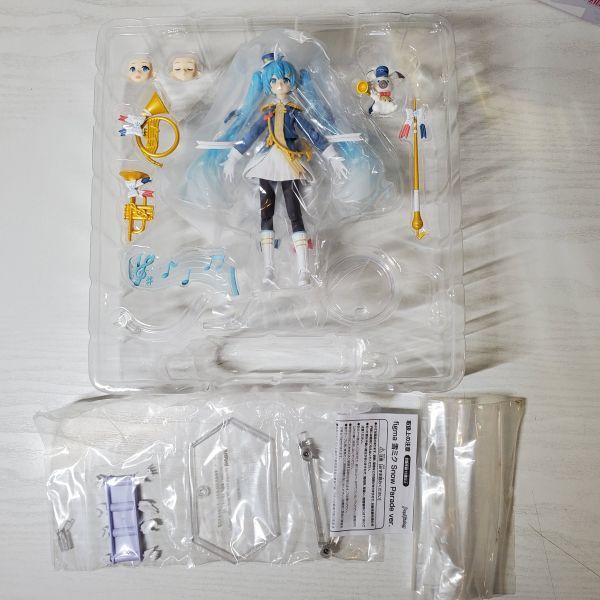 ●HJ77【送80】1円～ マックスファクトリー figma EX-060 雪ミク Snow Parade Ver. 初音ミク フィギュア_画像3