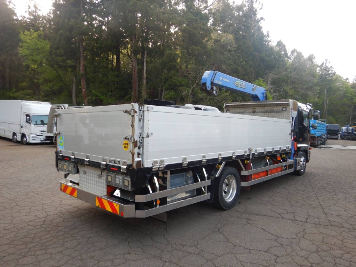[CH22308] vehicle inspection "shaken" R7 year 3 to month H26 year increase . loading 7000.3 step crane radio-controller Hino Ranger 6 speed MT tadano bed aluminium block 