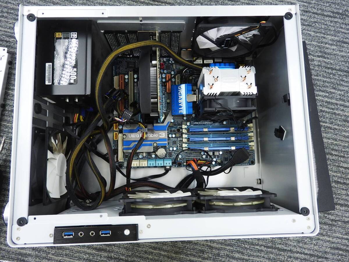 自作ゲーミングPC★JONSBO U4 PCケース/Intel Corei7 メモリ3GB(G.SKILL) マザー GIGABYTE HDD無し★現状お渡し品「管理№NR1423」の画像8