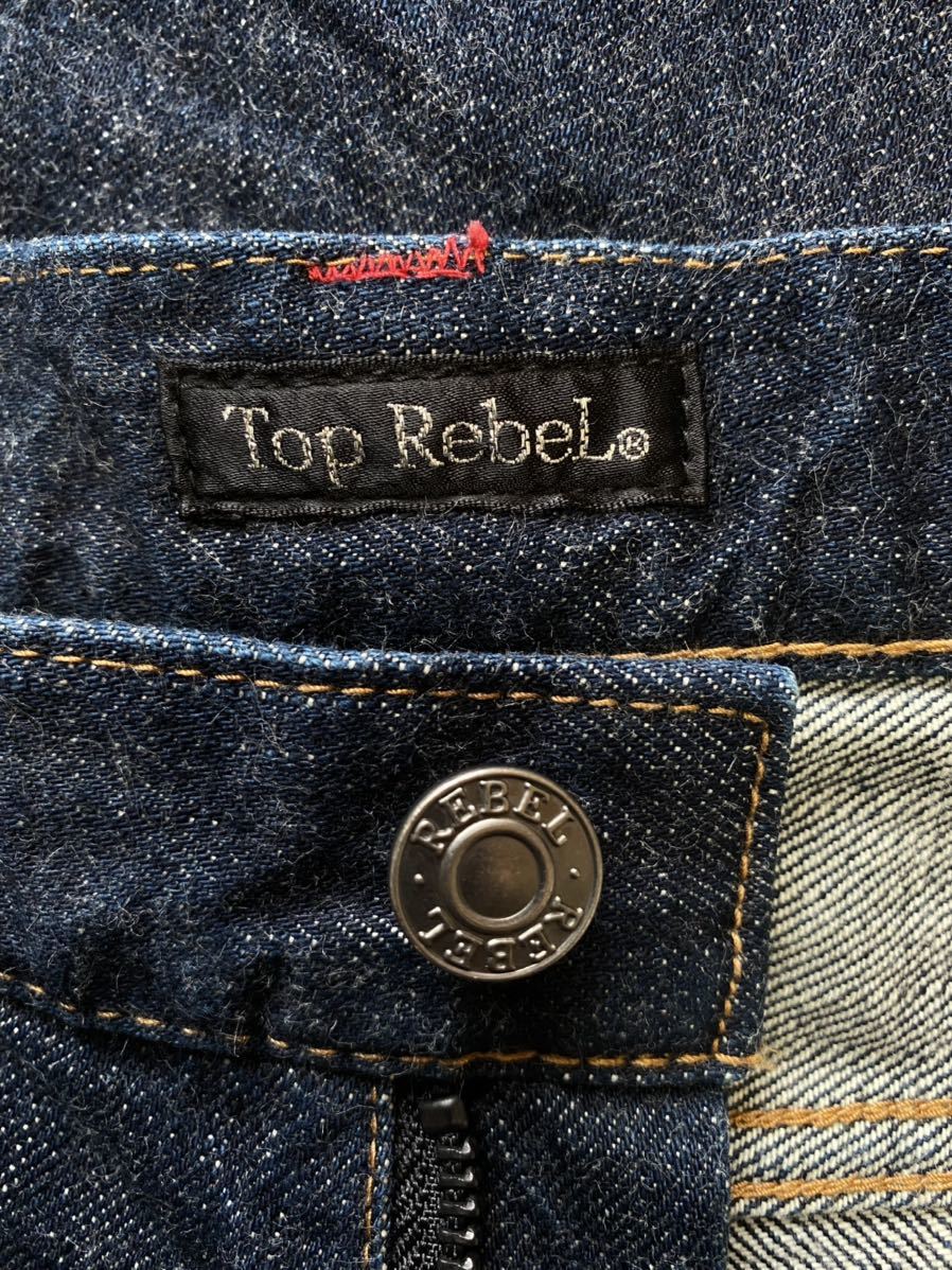 TOP REBEL トップレベル　デニム　ジーンズ　サイズ44_画像4