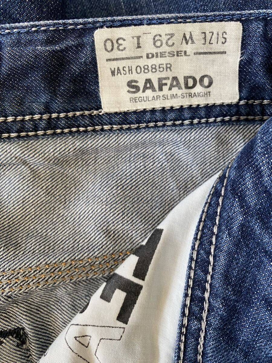 DIESEL ディーゼル SAFADO デニム ジーンズ サイズ29の画像4