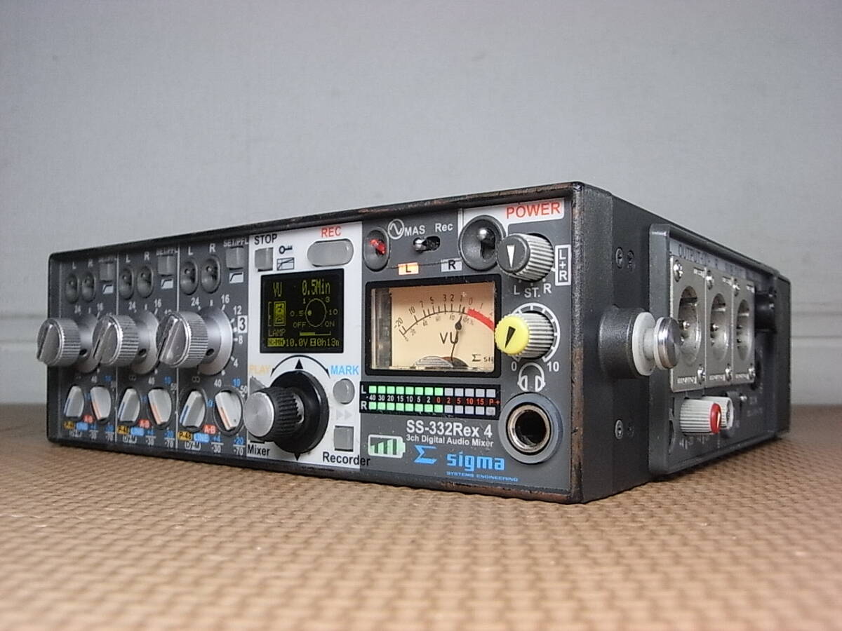 【動作品】SIGMA 録音機能搭載ENG用ミキサー SS-332Rex （SS-302Rexとほぼ同等品、一部仕様変更あり）の画像4