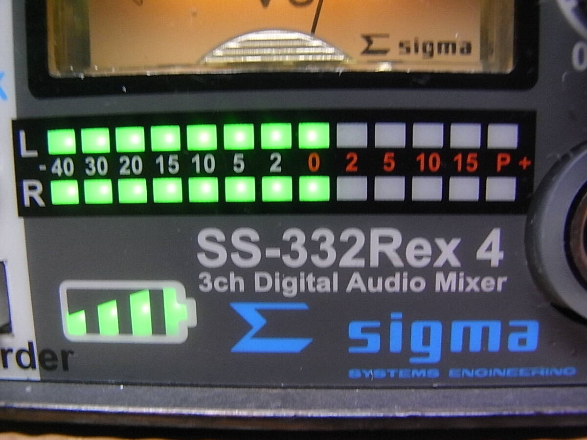 【動作品】SIGMA 録音機能搭載ENG用ミキサー SS-332Rex （SS-302Rexとほぼ同等品、一部仕様変更あり）の画像8