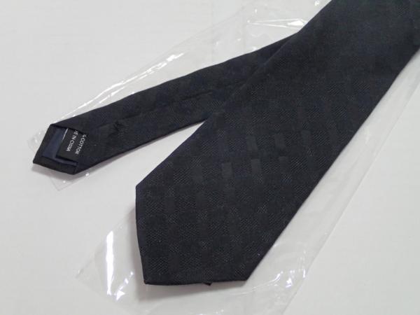 007 Spectre Funeral Tie Replica Bond スペクター フューネラル ネクタイ ブラック ハンドメイド レプリカ ボンド 映画 小道具 衣装 黒_画像6