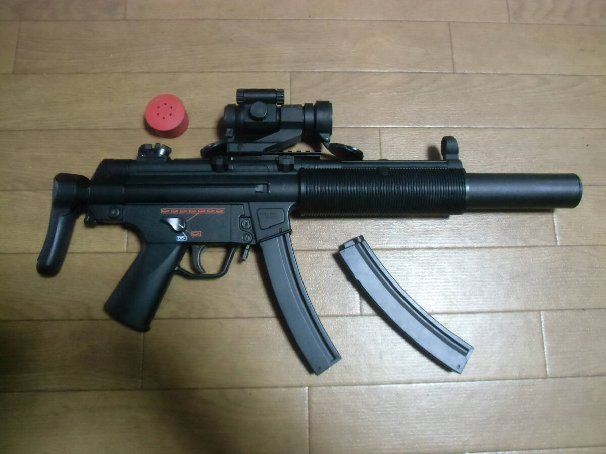 東京マルイ mp5SD6 ドットサイト スペアマガジン スタンダード 電動ガン エアガン 検索）次世代 ハイサイクル カスタム MP5 SD5の画像5