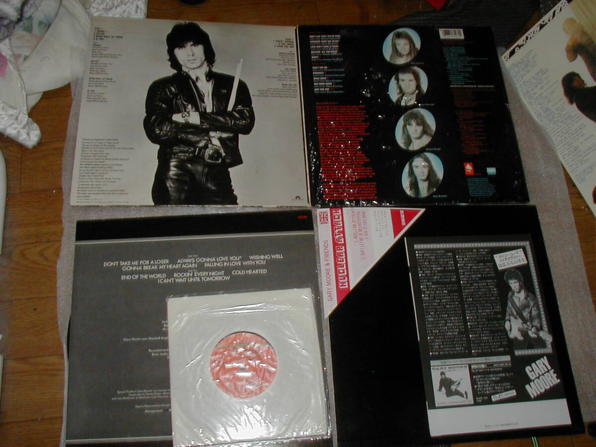 ロック レコード 14枚セット ボストン ツェッペリン ナイトレンジャー ゲイリームーア コージーパウエル ホワイトシスター チープトリックの画像5