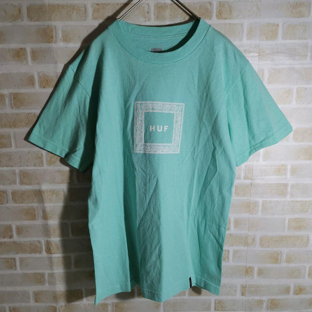 ハフ HUF Tシャツ 半袖 水色 ライトブルー デザイン◎_画像2