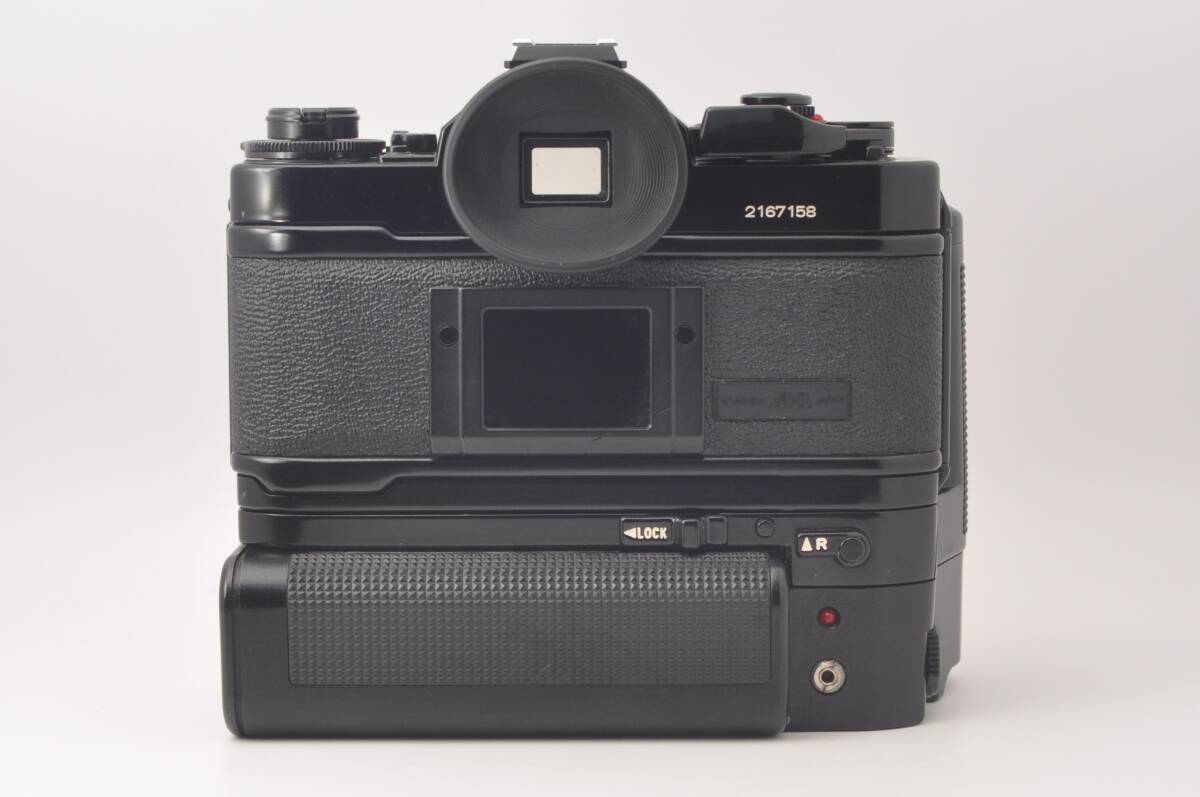 ★美品★ キヤノン CANON A-1 ボディ + ★現状品★ MOTOR DRIVE MA + BATTERY PACK MA L1525＃Z662の画像4