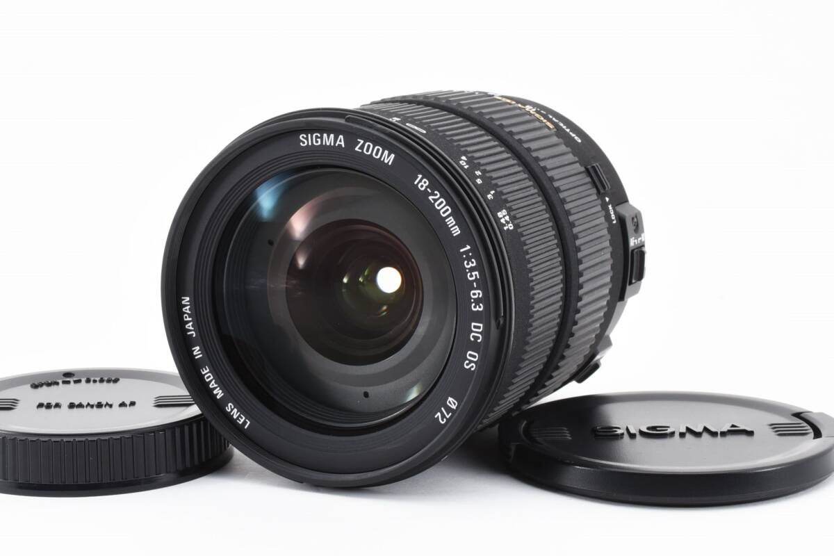 ★外観極上品★ シグマ SIGMA ZOOM 18-200mm F3.5-6.3 DC OS キヤノン A1483＃590の画像1