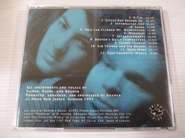 BT a4 送料無料◇DAMON & NAOMI MORE SAD HITS　◇中古CD　_画像3