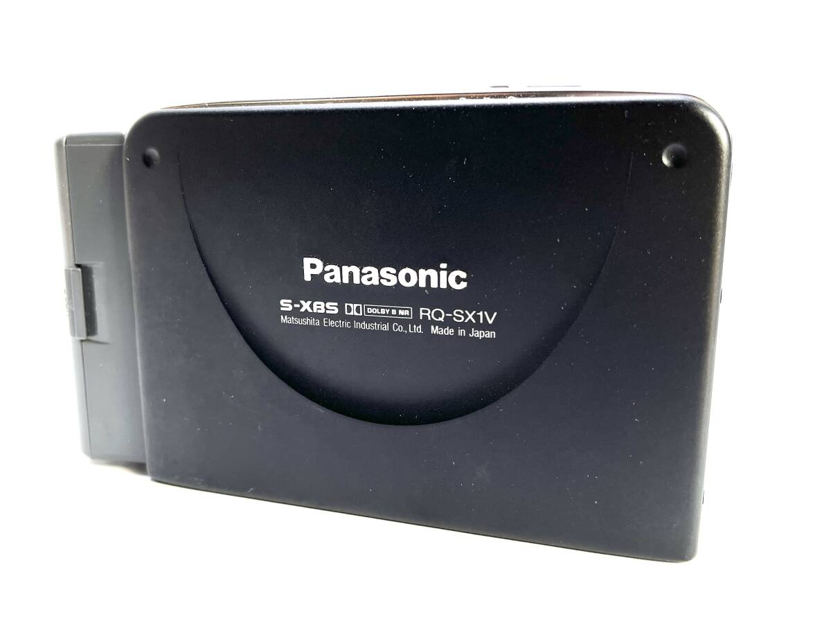 パナソニック カセットプレーヤー ラジオ 本体のみ S-XBS RQ-SX1V 通電確認のみ ジャンク Panasonic の画像2