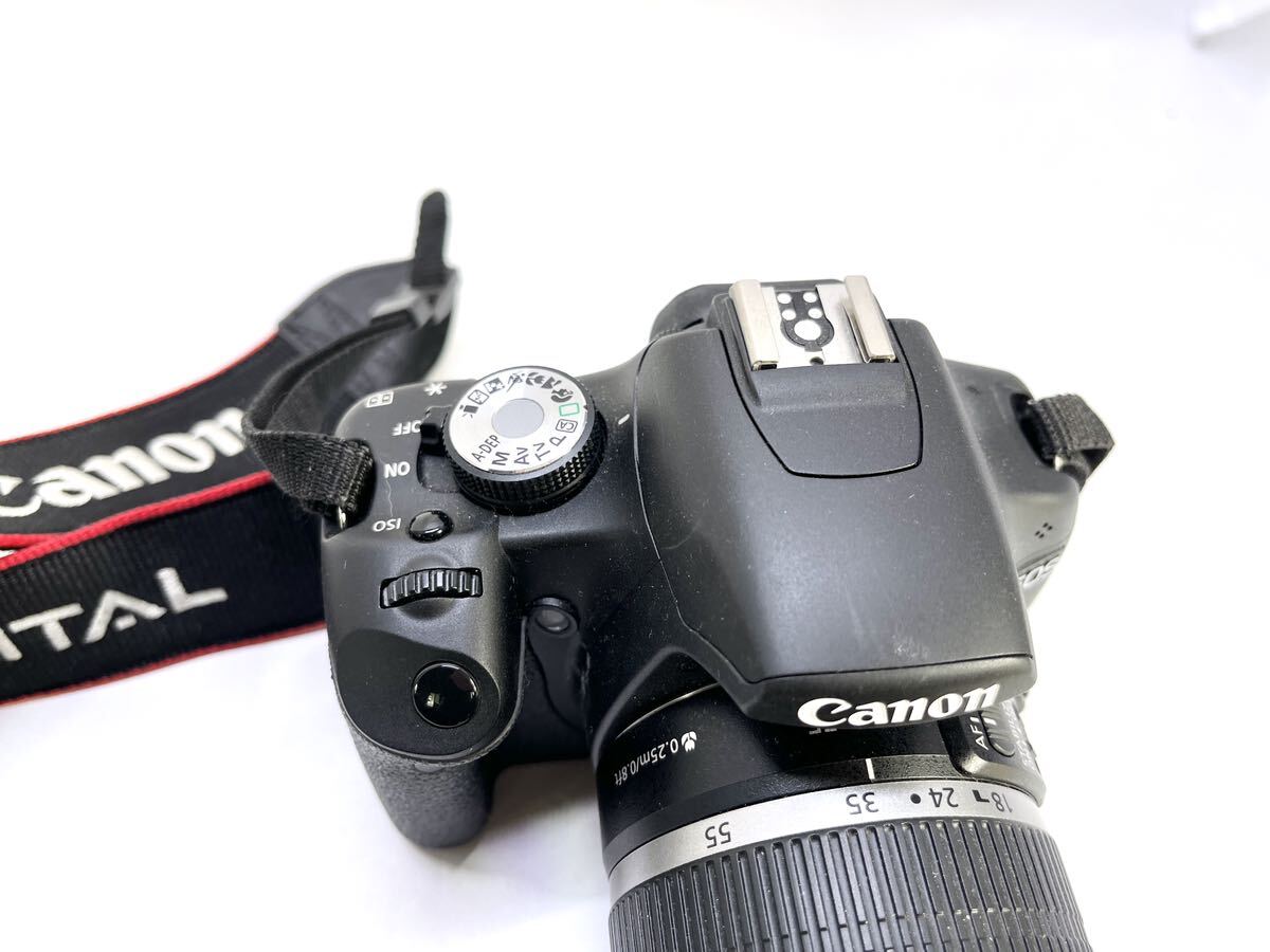 Canon DS126231 デジタル一眼レフカメラ Canon EOS kiss X3 カメラ ブラック キャノン 充電器無し 動作未確認 ジャンク_画像6