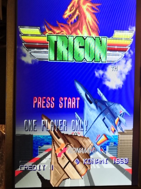 theBIGプロレスリング。アーケードゲーム・基板・プレイ状態 theBIGプロレスリング。アーケードゲーム・基板・プレイ状態